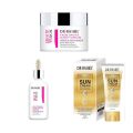 Combo - Dr. Rashel White Skin Fade Spots Serum, Night Cream & Sun Cream. 