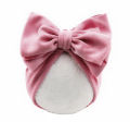 Pack of 3 Premium Turban Caps for Baby Girls Newborn Kids Big Bow Hat Hair Band Cute Stylish mixcolor turban Cap. 