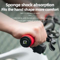 ROCKBROS Bicycle Grips Bamboo Joint Bike Handlebar Grips With Dust Plug Soft Shockproof EVA Aluminum Alloy Cycling Handle Parts. 