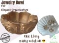 Jewelry Bowl (Golden Colour-1 pc). 