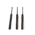 3 Pieces/Set Leather Manual Groovers U V Shape Grooving Slotting Tool Leathercraft DIY Crafting Handtool Handicraft Accessories.