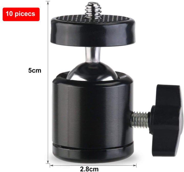 Universal%201/4"%20Swivel%20Mini%20Ball%20Head%20Screw%20Tripod%20Mount%20360%20Degree%20Rotating%20Mount%20Base%20Adapter%20for%20Cameras%20Tripods%20Light%20Stand%20-%20Image%207