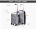 24 inches luggage  # ခရီးဆောင် လက်ဆွဲအိတ် ၂၄ လက်မ ဆိုက်ကြီး ( Lock included with code ). 
