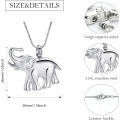 Cremation Jewelry for Women Men Animal Elephant Urn Necklace for Ashes Stainless Steel Memorial Necklaces Ash Holder. 