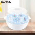 Microwave Steam Sterilizer for Baby Bottles Temperature Nipple Sterilizer Bottle Holder Storage Box Baby Bottle Warmer BPA Free.