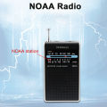RETEKESS PR15 FM AM NOAA Emergency Pointer Tuning Radio Mini Handheld Radio Portable Pocket Radio Receiver With Weather Warning. 