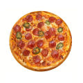 1pc Warm and Cozy Pizza Flannel Blanket - Perfect for Travel and Home Use.