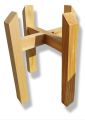 Single Stand Pine Wood Plant Stand Flower Shelf. 
