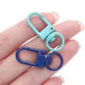 10pcs/Lot High Quality Colorful Alloy Snap Lobster Clasp Hooks Keychain Findings for DIY Key Chain Necklace Bracelet Supplies. 