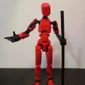 Titan 13 Action Figures T13 Figure 3D Printed Multi-Jointed Movable Lucky 13 Action Figure Nova 13 Action Figure Dummy.