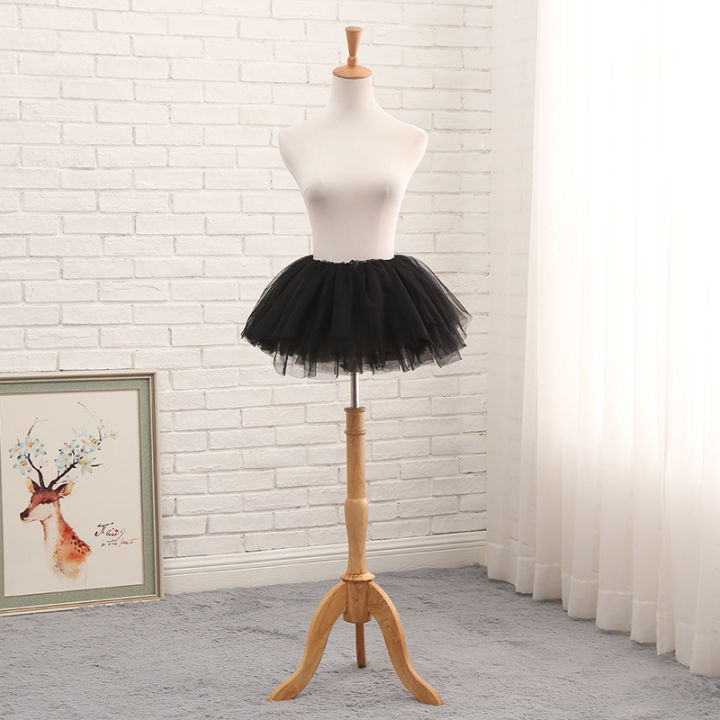 White%20Black%20Puffy%20Tulle%20Lolita%20Underskirt%20Women%20Cosplay%20Ballgown%20Kids%20Bridal%20Boneless%20Petticoats%20Tutu%20Dress%20-%20Image%203