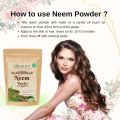 Neem Powder 100g | organic hair mask hair growth skin face pack hair cleanser skin neem leaf nim edible pure best leave oily skin flower Patti Hindya herbal glowing skin pimples acne. 