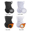 Men Summer Sports Black Mesh Ice Silk Bandana Running Tube Scarf Hiking Ski Fishing Hunting Cycling Snowboard Soft Scarves Women. 
