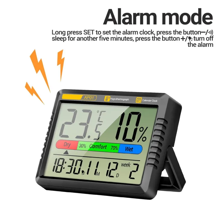 High%20Accuracy%20Thermometers%20Digital%20Hygrometer%20Tester%20With%20Intelligent%20Clock%20Function%20Suitable%20For%20Bedroom%20And%20Office%20Use%20-%20Image%202