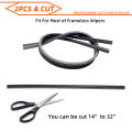 1PC 3PCS 6PCS 12PCS Car Wiper Strips Can Cut Wiper Replacement Parts 14"16"17"18"19"20"21"22"24"26"28"30"32"Optional.