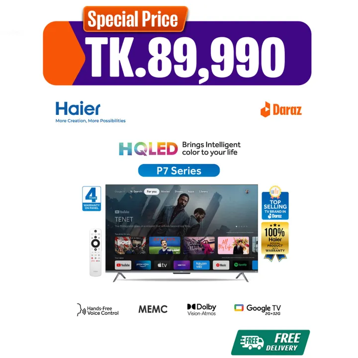 Haier%2065"%20HQLED%20Smart%20Google%20TV%20%20with%20Free%20Delivery%20&%20Installation%20(H65P7UX%20)%20-%20Image%202