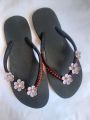 Flip Flops / Ladies Slipper with cute small flowers. 