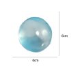 Soft Coconut Oil Stress Ball Stress Relief Non-rebound Squeeze Sensory Fidget Ball Reusable Shapeable Decompression Pinch Toy.