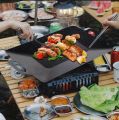 Grill Pan, Non-Stick Griddle Pan, BBQ Grill Pan for Induction Cooktop, Durable and Long-Lasting Griddle Plate, Stove Top Griddle Frying Plate or Making Breakfast or Grilling Meat Fish and Vegetables. 