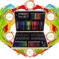 180 pcs Professional Color Pencil Child Drawing Set,Painting Set Colored Pencils for Children Art Supplies for Kids,Art Set for Drawing Painting & More with Porng set 180 Pcs.. 