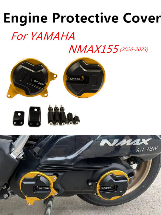 FOR YAMAHA NMAX155 Nmax 155 Engine Protective Cover Motorcycle Engine Stator Cover Protector Guard Slider 2020-2023