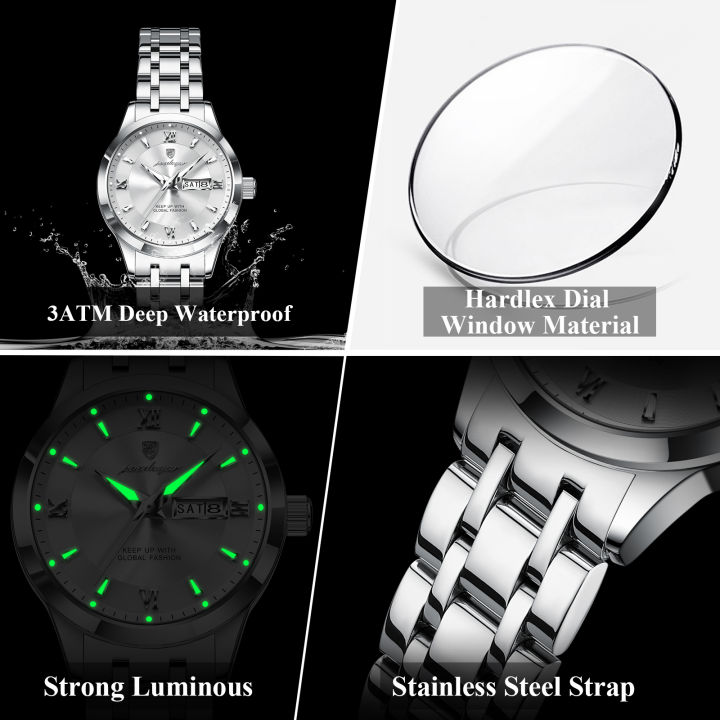 %20Luxury%20Elegant%20Woman's%20Watches%20Luminous%20Waterproof%20Stainless%20Steel%20Ladies%20Wristwatch%20Quartz%20Week%20Date%20Women%20Watch%20Reloj%20-%20Image%204
