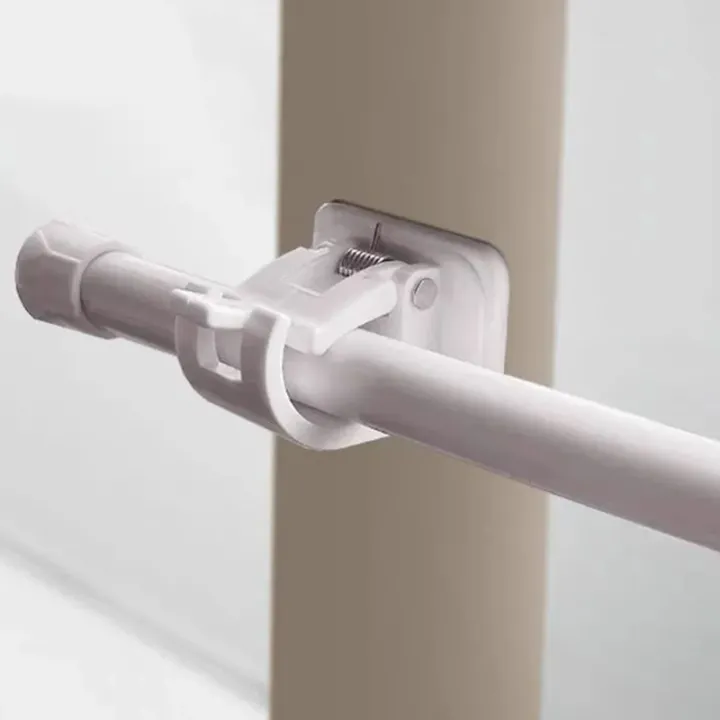 1%20pair%20Adjustable%20Curtain%20Rod%20Clip%20Self%20Adhesive%20Clamp%20Hook%20Curtain%20Rod%20Holder%20Wall%20Bracket%20Holder%20Nail-Free%20Wall%20Hanging%20Clip%20-%20Image%202