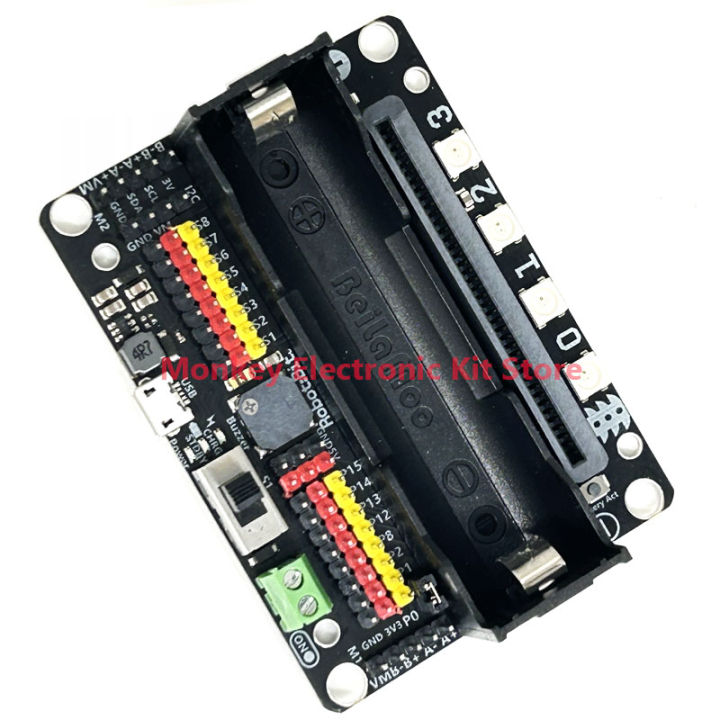 python programming edcuation for micro:bit expansion... Micro:bit Expansion Board Elementary and Middle School Starter Robotbit ...