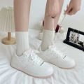 White Casual Walking Sneakers for Women.