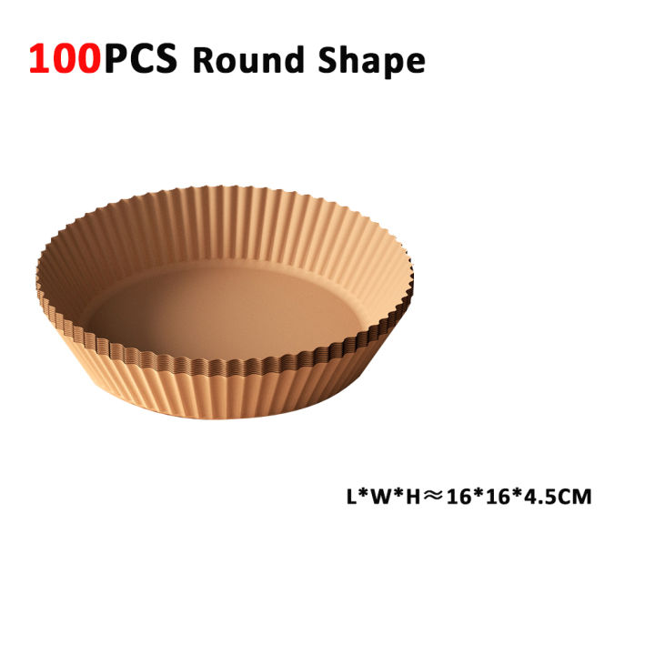 Air%20Fryer%20Liners%20Disposable%20100pcs%20Parchment%20Paper%20Square%20Liners%20Round%20Liners%20Free%20of%20Bleach%20Non-Stick%20Oil-proof%20and%20Waterproof%20-%20Image%207