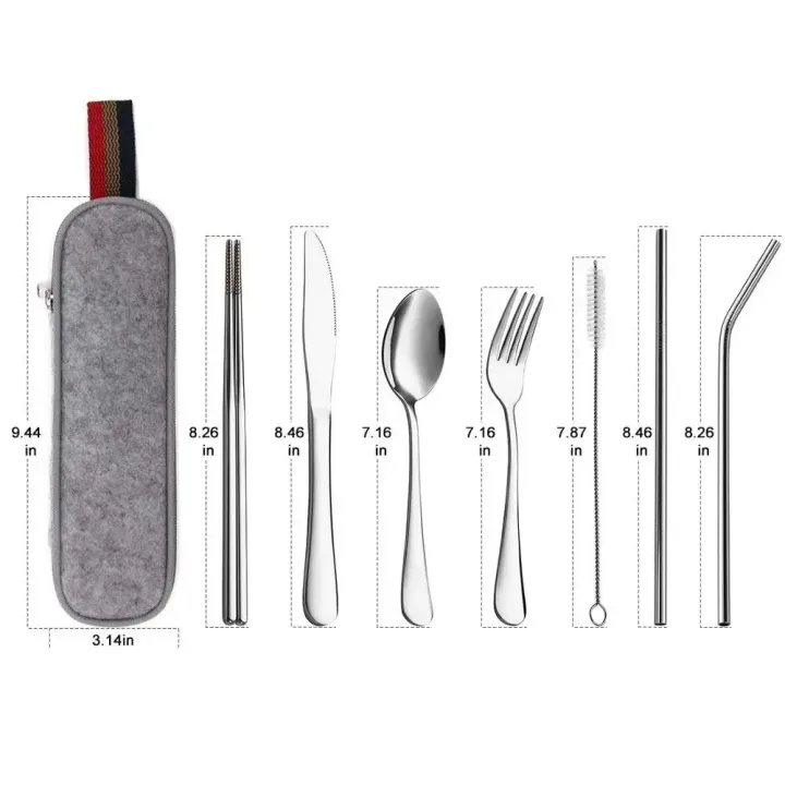 8Pcs/set%20Tableware%20Reusable%20Travel%20Cutlery%20Set%20Camp%20Utensils%20Set%20with%20Stainless%20Steel%20Spoon%20Fork%20Chopsticks%20Straw%20Portable%20Case%20-%20Image%206