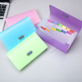 A6 Expanding File Folder Buckle Wallet Organ Bag Documents Folders Organizer File Pouch Bill Folder Family School Office Binder.