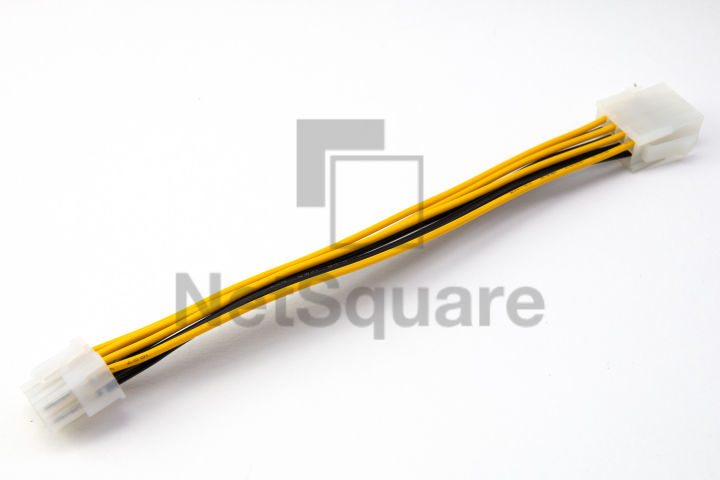 8-pin male CPU to 8-pin CPU female extension extend power supply cable PCIe power cable