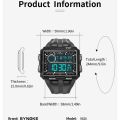 SYNOKE New Men Mountaineering Digital Watch Waterproof Shock Resist Large Screen Outdoor Running Student Fashion Watch Handsome. 