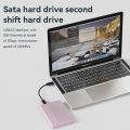 Blueendless USB3.0 HDD Hard Drive HDD Case Sata Case Aluminum 2.5 HDD Encolsure for Laptop PC External HD Case Hard Drive. 