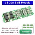 Original 3S 20A BMS 18650 Li-Ion Lithium battery Charger Module BMS Protection Board 11.1V 12V 12.6V Module. 