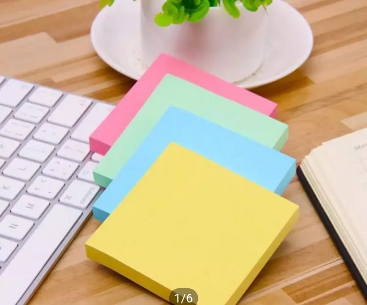 Pack Of 100 - Multicolor Sticky Note Pad | Daraz.pk
