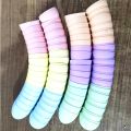 100Pcs Macaron Color Easter Eggs Plastic Fillable Easter Egg Hunt Game Supplies Candy  Packing Box Kids Birthday Party Decor. 