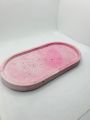 Handmade Oval Concrete Trinket Trays, Jewelry Tray, Candle tray, Tray for Decoration. 