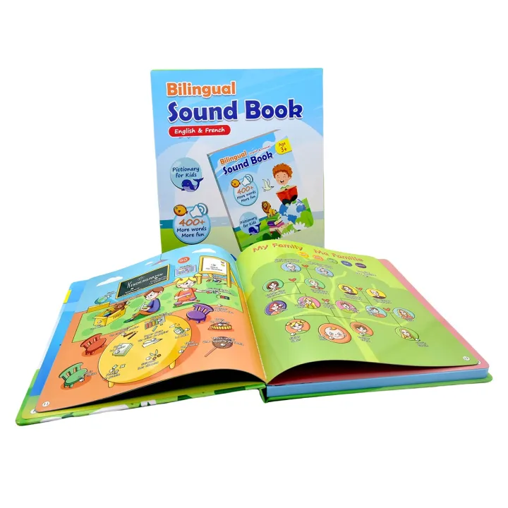 French English Bilingual Talking Learning Book for Kids Learn French ...