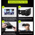 3D Virtual Reality VR Glasses For Phone Mobile Smartphones 7 Inch Headset Helmet Game Wirth Real Viar Goggles Cell Device Lenses. 