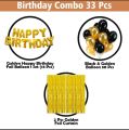 Happy Birthday Combo Set -02(Ballon+Foil Banner+Background).