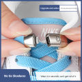 No Tie Shoe laces Press Lock Shoelaces without ties Elastic Laces Sneaker Kids Adult 8MM Widened Flat Shoelace for Shoes. 