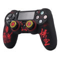 Soft Silicone Protective Case Cover For Playstation 4 Controller Skin Gamepad Games Accessories For PS4 Control with Joystick Ca.