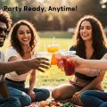15/30 Pack 16oz/500ml Clear Plastic Cups with Lids and Straws, Disposable Iced Coffee Cups with Lids for To-Go Cold Drinks. 