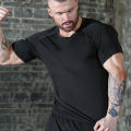 Men's Running Compression Tshirts Quick Dry Soccer Jersey Fitness Tight Sportswear Gym Sport Short Sleeve Shirt Breathable. 