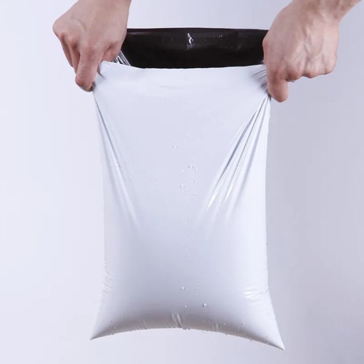 INPLUSTOP 50pcs/Lots White Courier Bag Express Envelope Storage Bags Mail Bag Mailing Bags Self Seal Plastic Packaging Pouch
