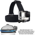 Head Strap Mount Belt Holder For  Hero 13 12 11 10 9 8 7 6 5 AKASO SJCAM SJ4000 insta360  Osmo Action Camera Accessories. 