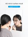3D Self-adhesive Mirror Stickers Flexible Thicken DIY Art Mirrors Acrylic Wall Decorations for Door Wardrobe Bathroom Home. 