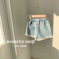 New Girls Denim Shorts Korean Lightweight Summer Shorts for Toddler Girls Casual Versatile Children's Clothing Outdoor Wear. 
